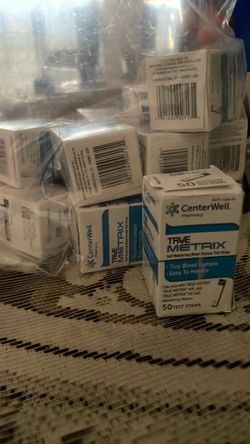 Self monitoring blood glucose test strips