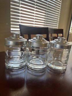Herb Spice Craft Glass Jar 