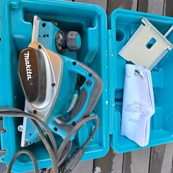 Makita 6.5 Amp 3-1/4 in. Corded Handheld Planer Kit with Blade Set, Hard Case