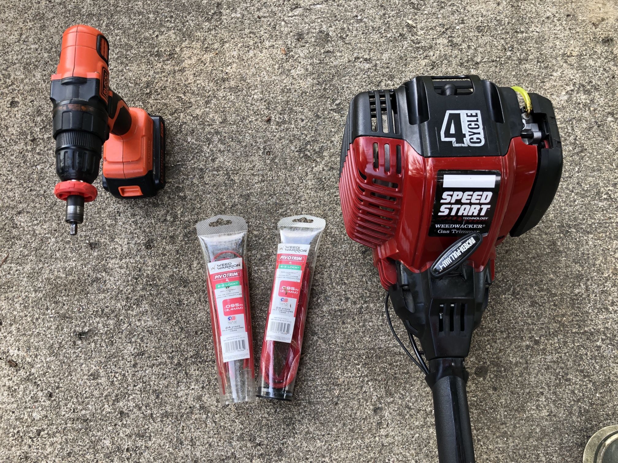 ⛳️ Craftsman 4-cycle Straight Shaft Weed Wacker Trimmer Like New