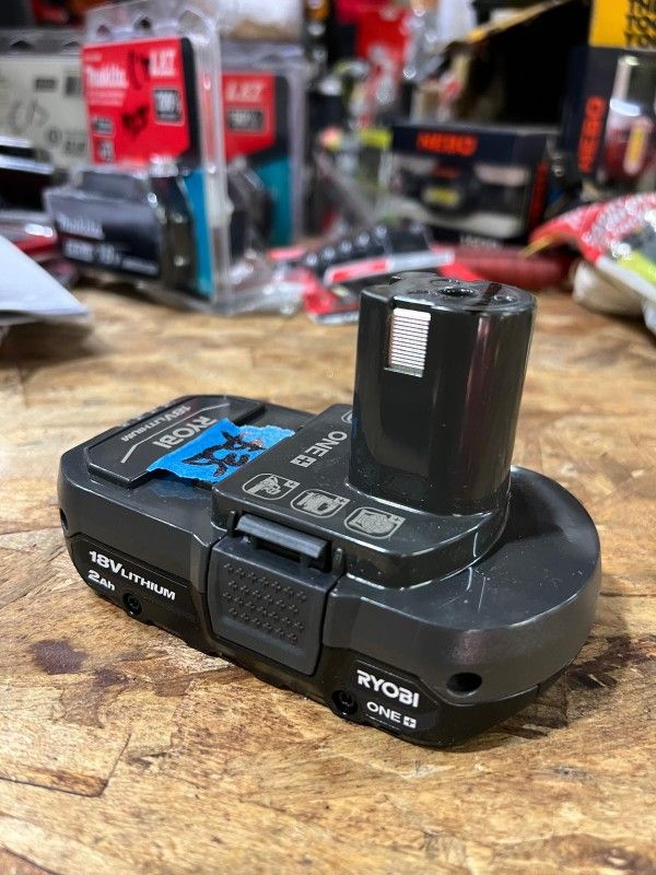 RYOBI 18V BATTERY $35
