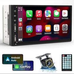 Double Din 7" HD Android Touchscreen Car Stereo