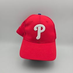 Youth OC Sports Philadelphia Phillies MLB Adjustable Red Hat. 8