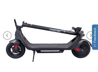 The Phantom A10 is our evolutionary next step advancement from the A8 electric scooter. The A10 sports bigger tires, a hydraulic rear brake, and more 