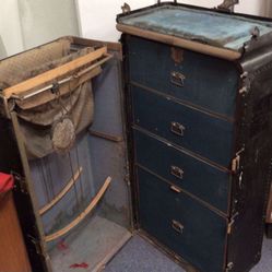 Antique Steamer Trunk Drawers 💵 💵 💵CASH ONLY💵 💵 💵