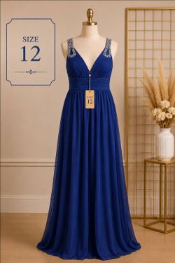 Blue dress