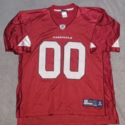 Men's Size Xlarge Arizona Cardinals Jersey Reebok Double 00 Phoenix Red Murray