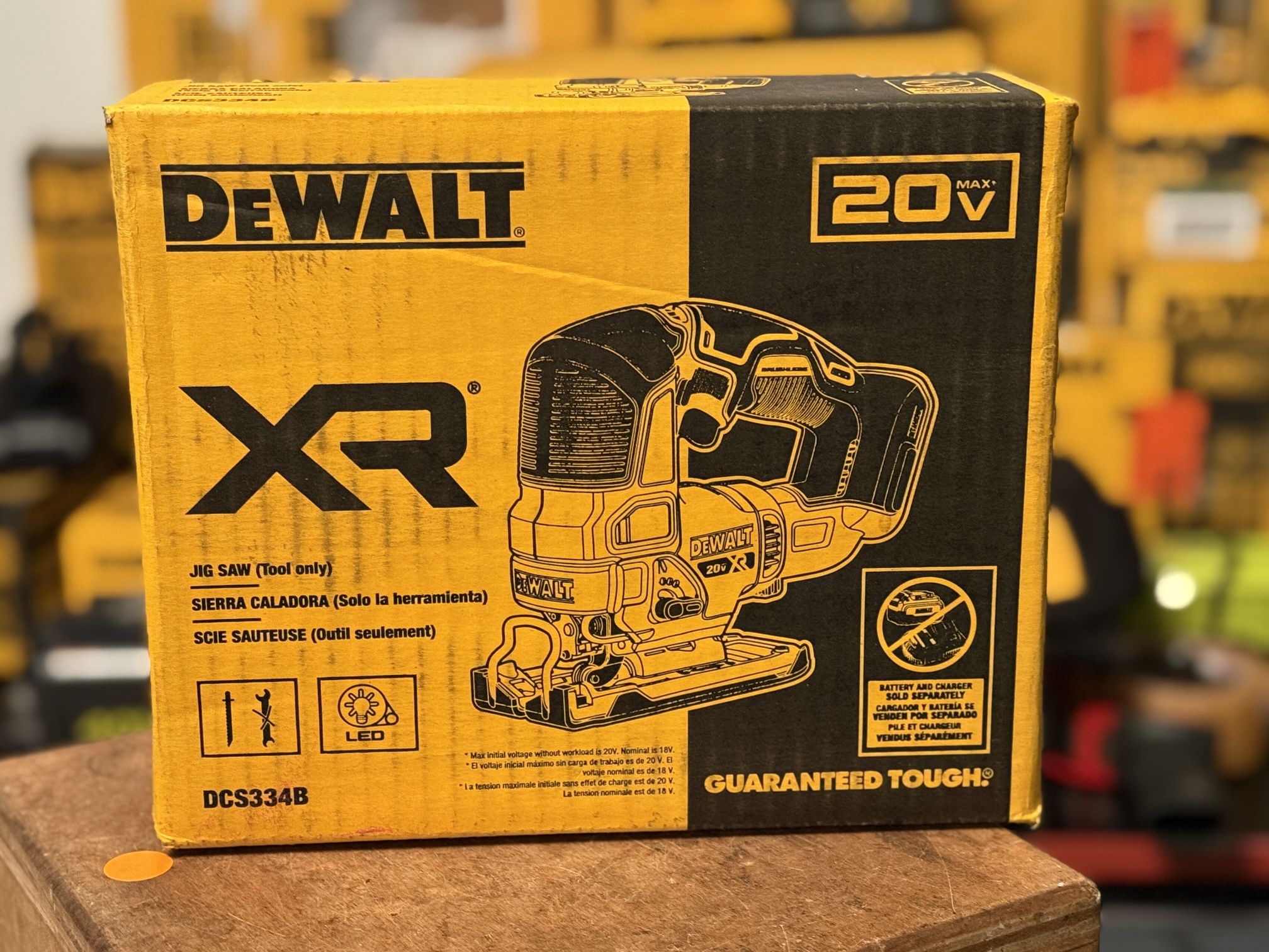 DEWALT 20V MAX XR Cordless Brushless Jigsaw (Tool Only)