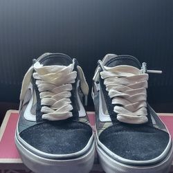 This Pair Of Vans Old Skool Woodland Camo,  Size 9 Mens ,10.5 Womens. Worn Twice 