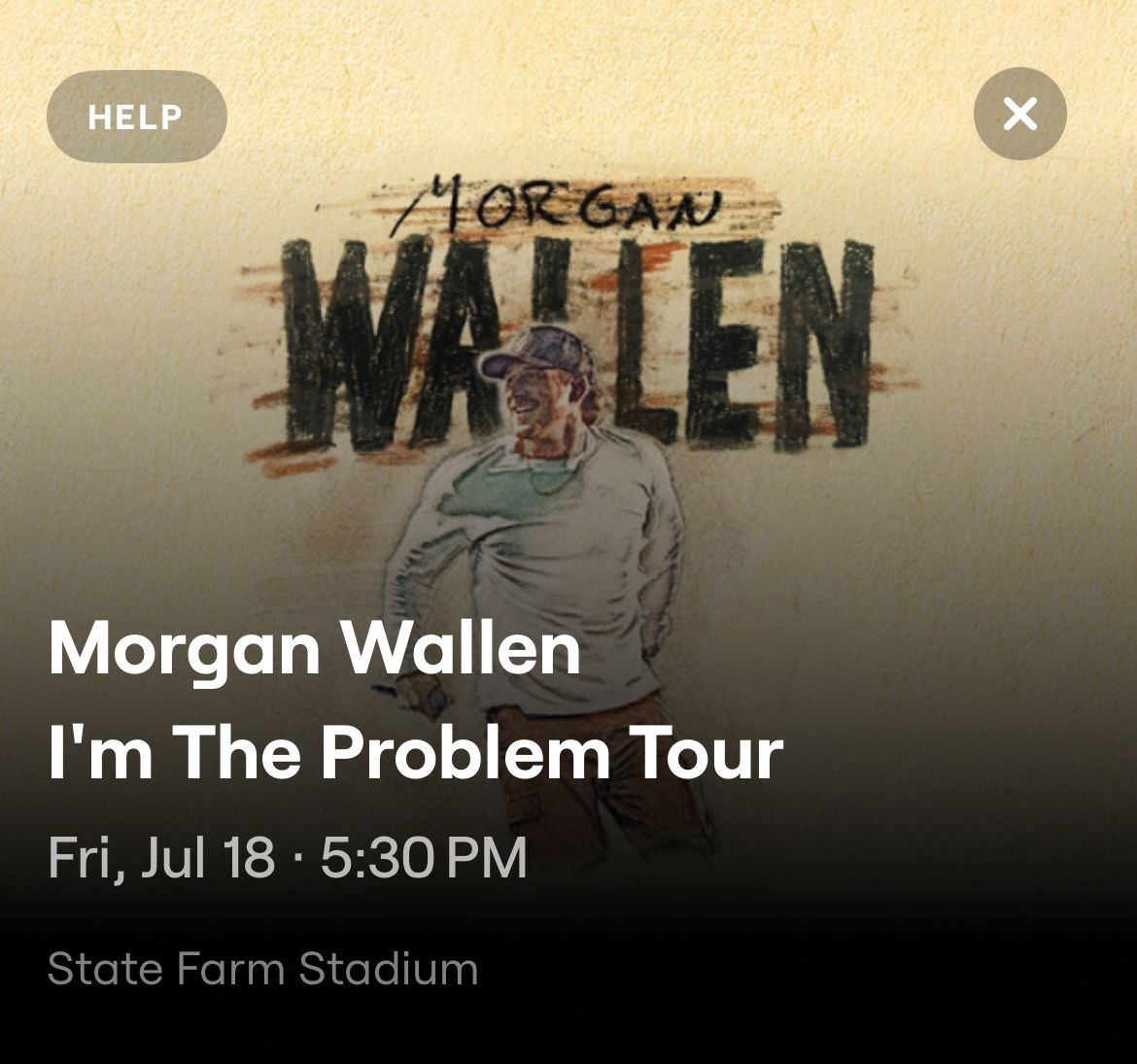 MORGAN WALLEN TICKETS OBO