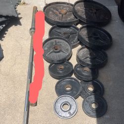 Olympic Weights And Barbell