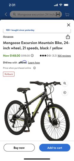 Mongoose Excursion Mountain Bike