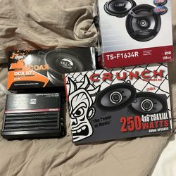 Pioneer Speakers And AMP