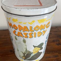 Hopalong Cassidy Potato Chips Tin Vintage 