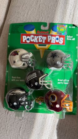 1997 Riddell Pocket Pros Set Mini Helmets - NFL NFC Eastern Division