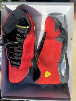 Jordan 14 Red Ferrari Size 13 condition 8/10