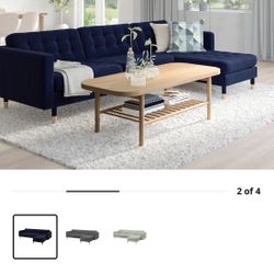Ikea Morabo Blue 4 Seat Sectional