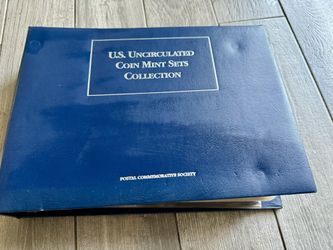 Unc Coin Set With 1st Day Issue Stamp Collection.