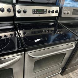 Ge profile stainless steel electric stove with warranty