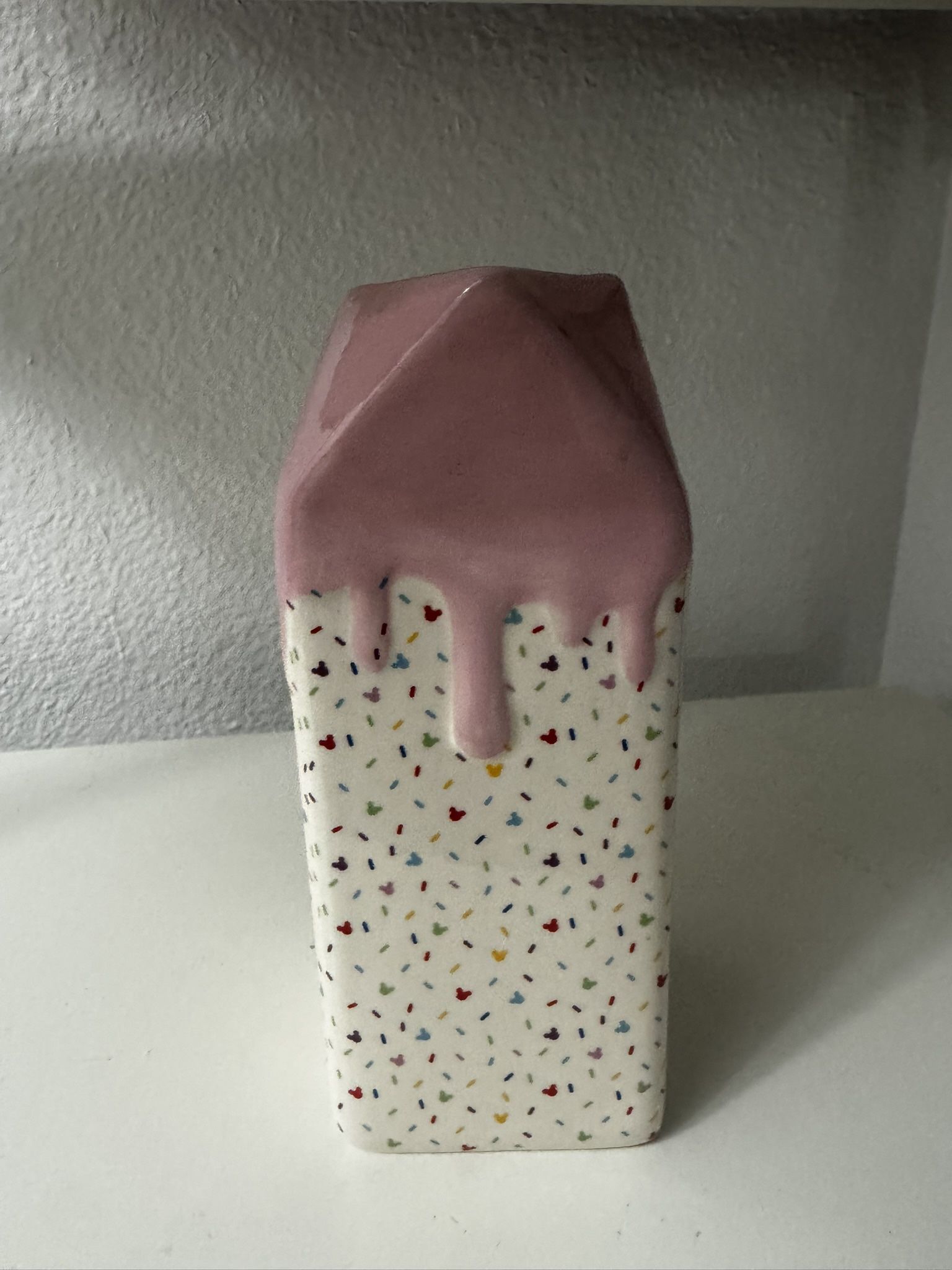 milk carton disney vase