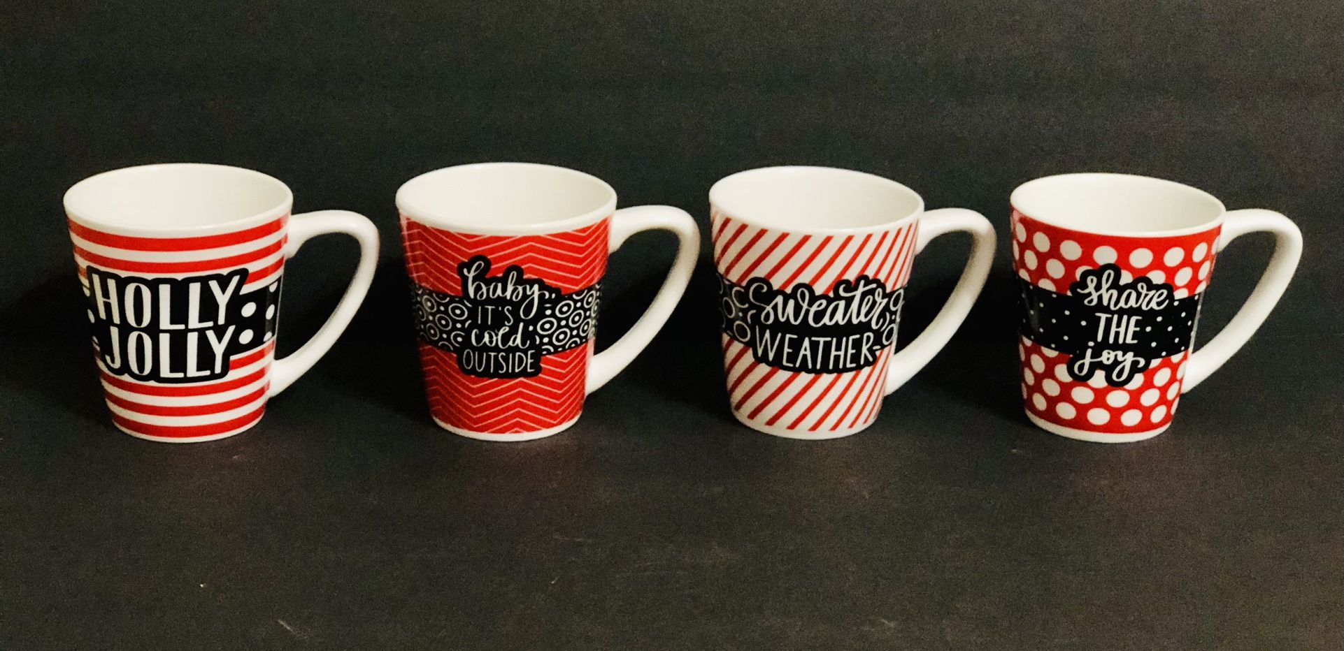 NEW California Pantry 2022 Christmas Mugs Set of 4