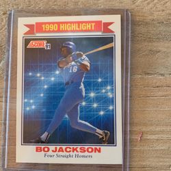 Bo Jackson Baseball Card