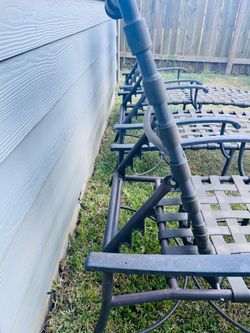 I have 5 patio chairs; $25 each.