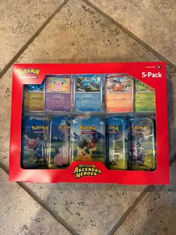 Pokemon Cards - Ascended Heroes 5-Pack Mini Tins