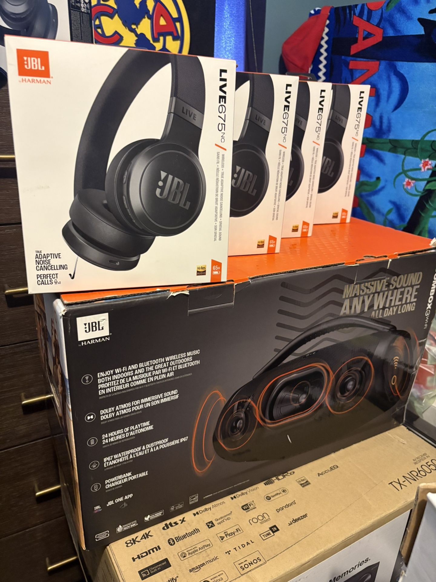 JBL Live (675nc) Wireless Bluetooth Headphones Noise Cancelling | 20+ Hour Battery | Mic Built In