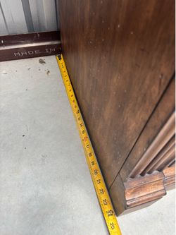 🔥 PRICE REDUCED! Solid Wood China Cabinet – $175 OBO 🔥