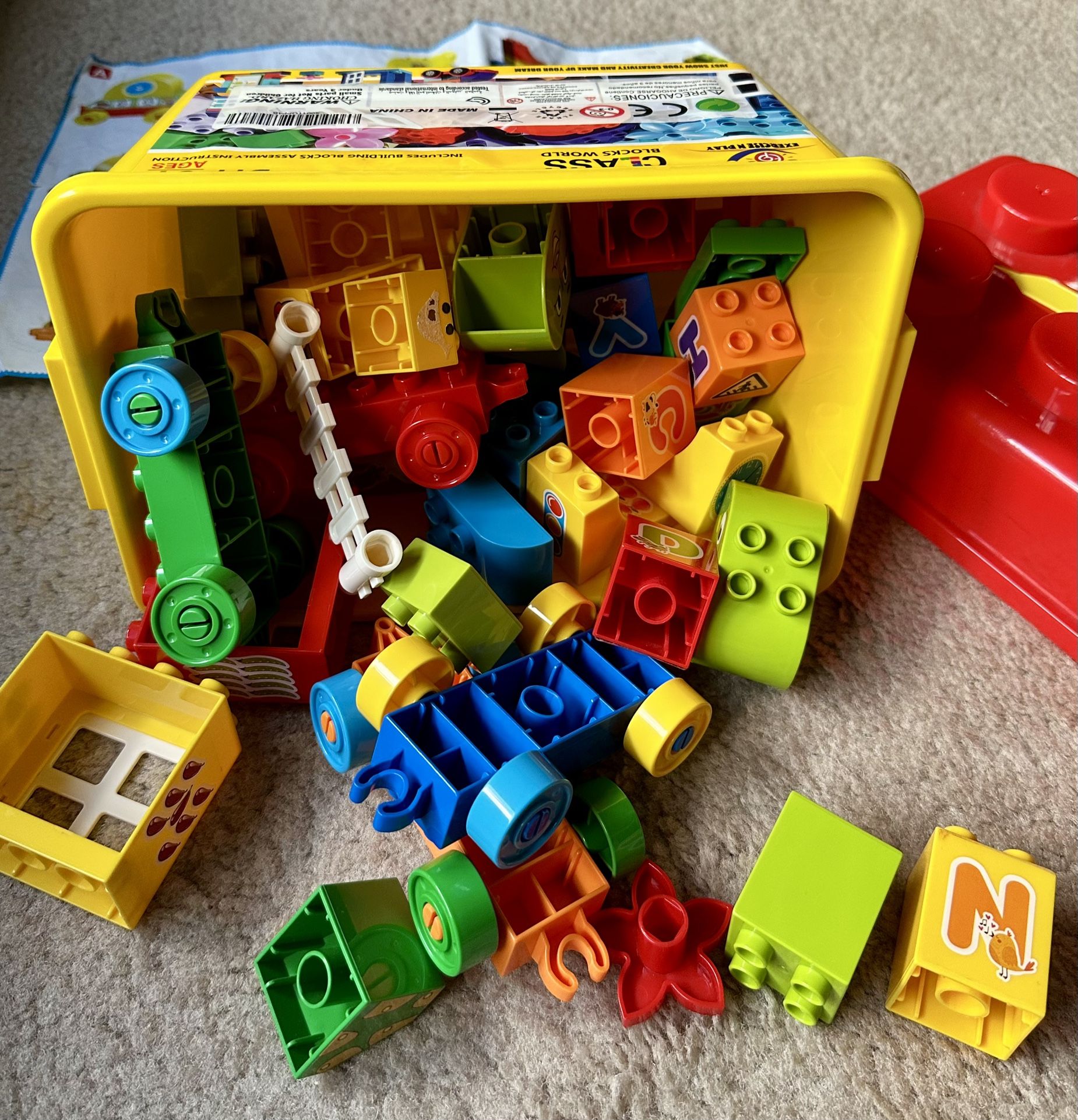 60 PCS Large Lego Building Blocks Set