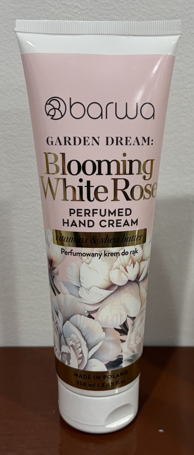 Barwa Garden Dream Blooming White Rose Perfumed Hand Cream 8.5oz Made in Poland