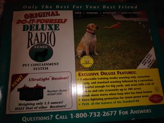 Price Drop on...Radio dog fence