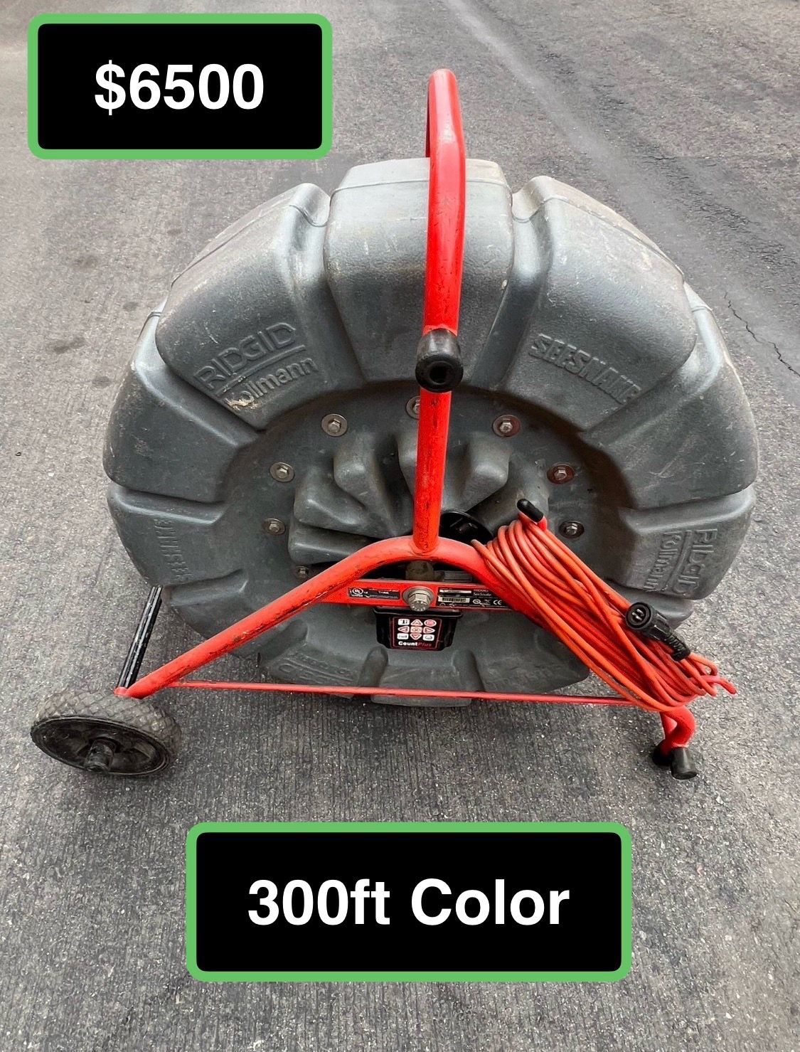 RIGID SEWER CAMERA REEL (ONLY)