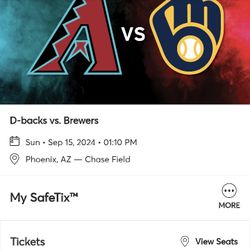 Dbacks Vs Brewers 9/15