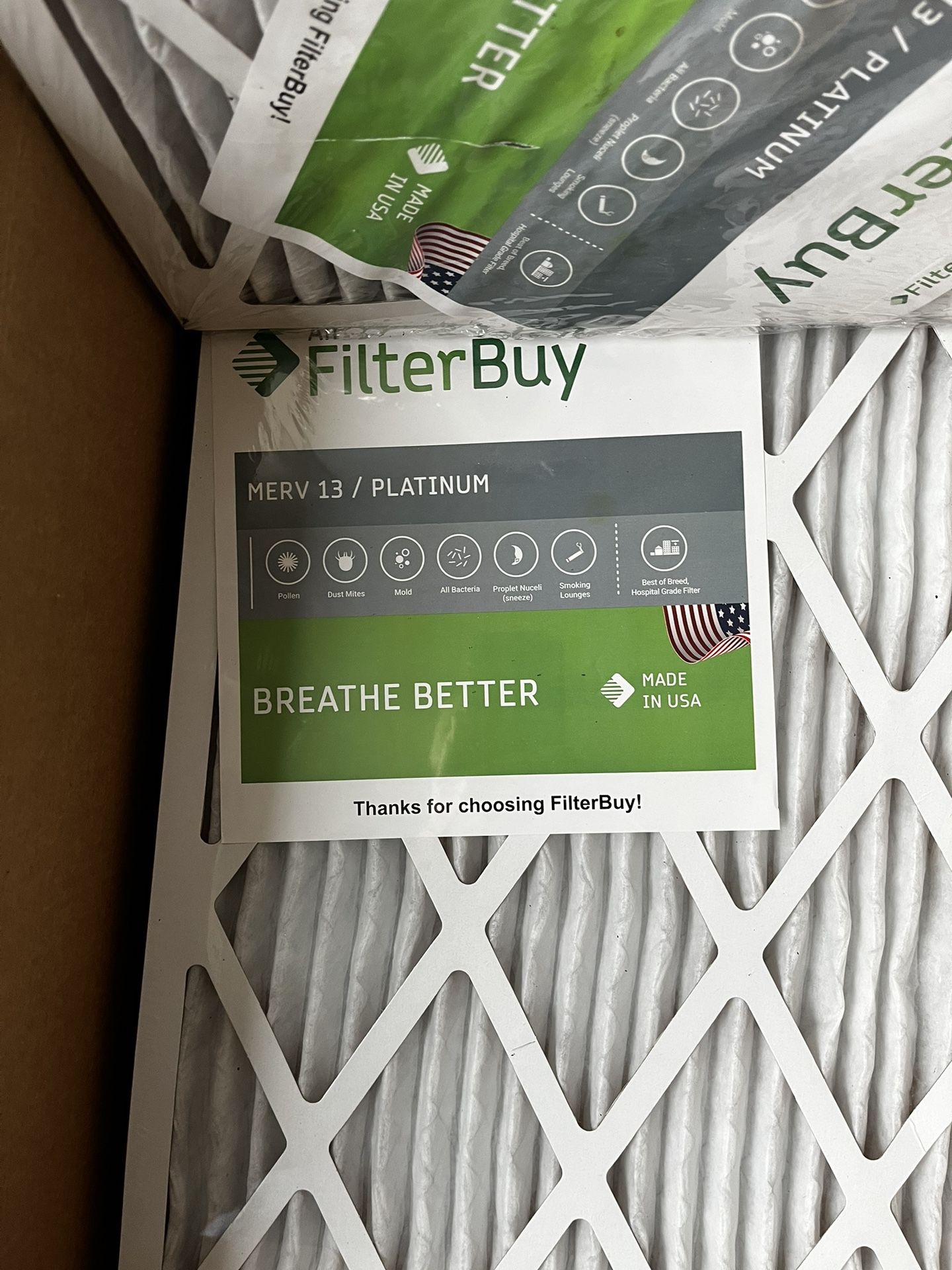 FILTERBUY Merv 13 / Platinum Filters