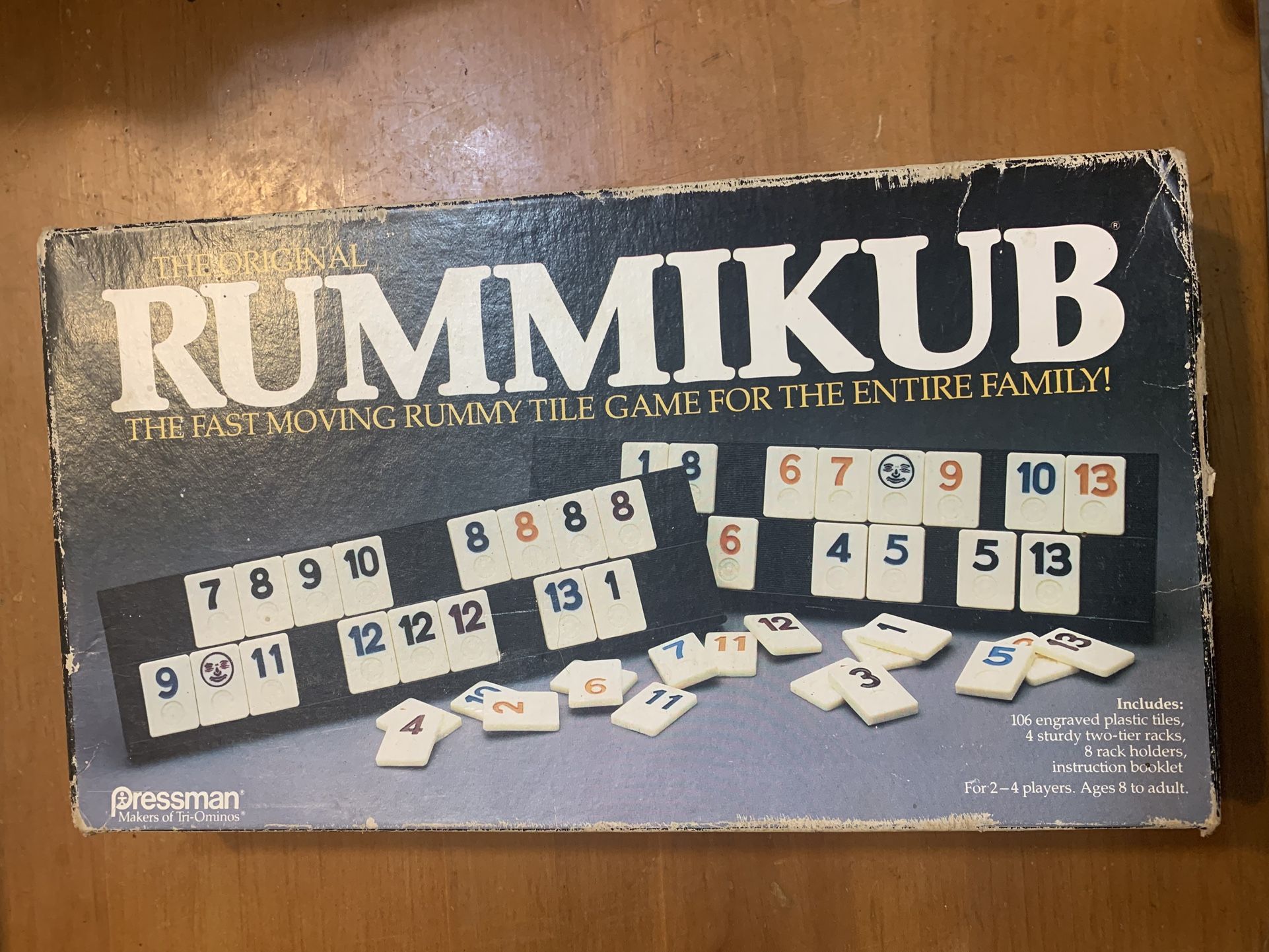 Vintage The Original Rummikub Pressman 1990 No 400 Rummy Tile Game