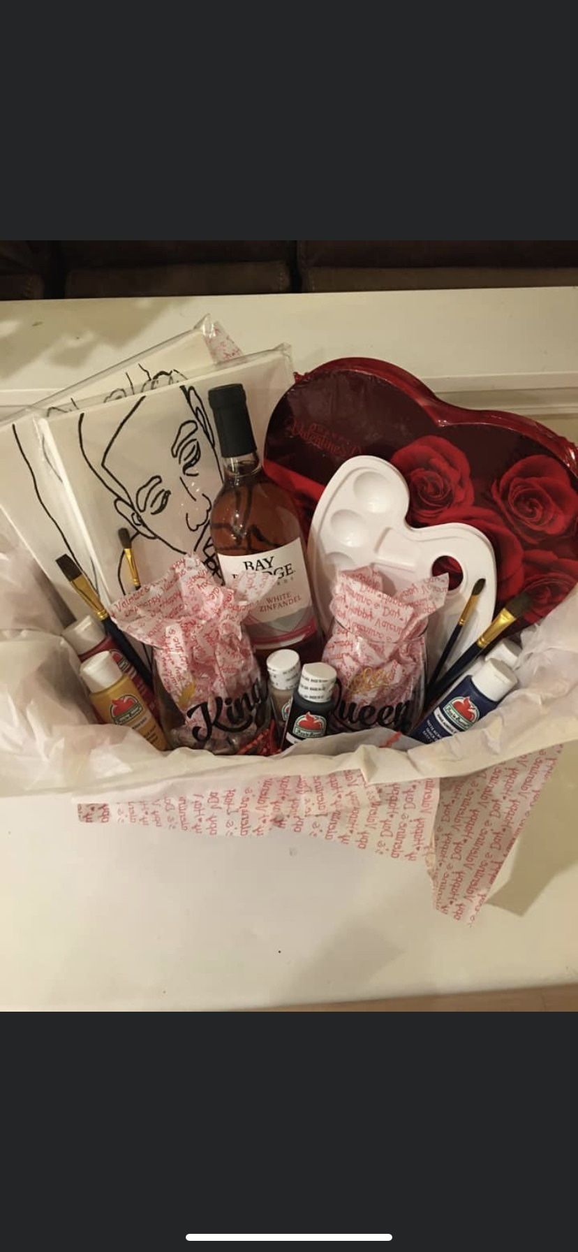 Valentine’s Sip & Paint Kit