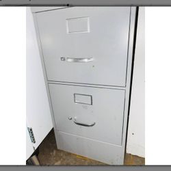 2 Drawer Metal Filing Cabinet