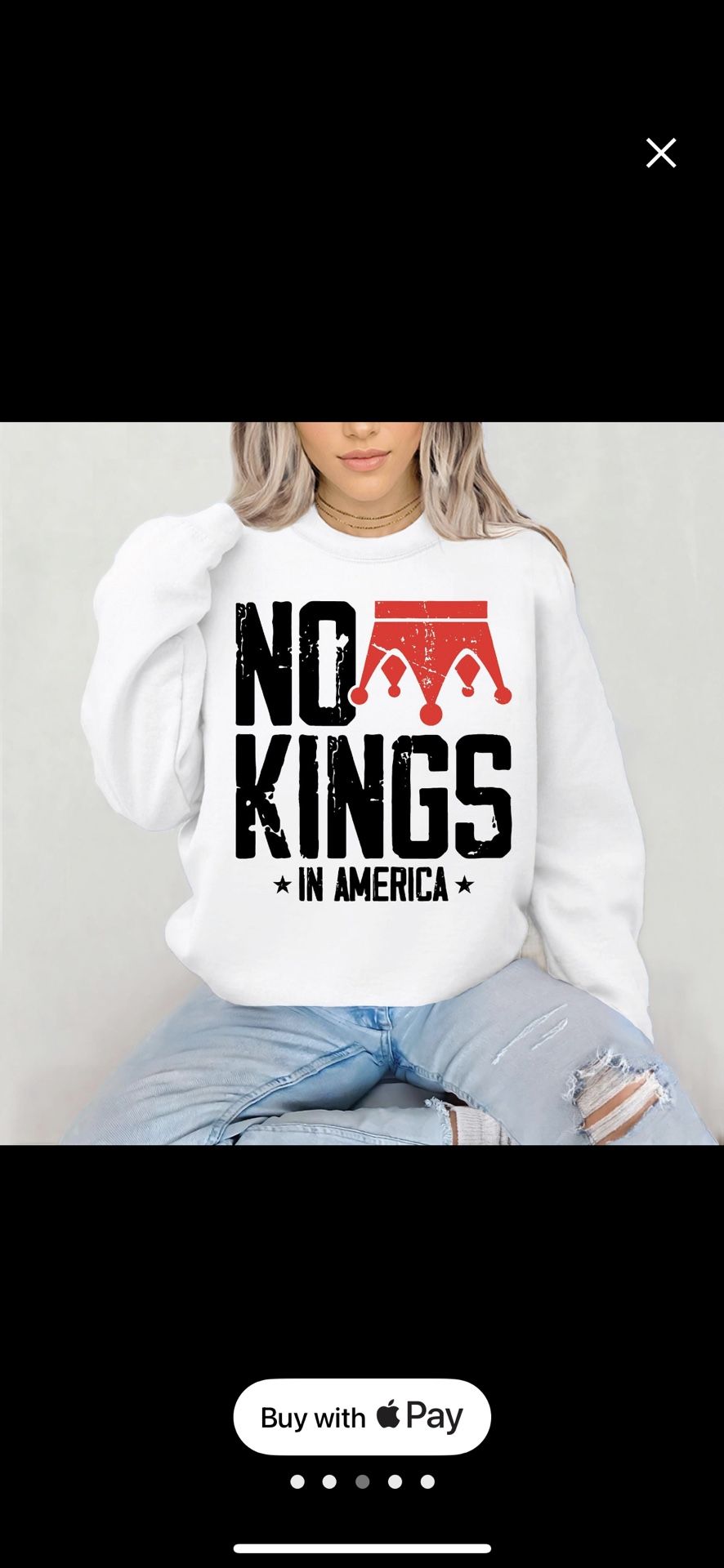 No Kings Sweatshirts, No Kings Shirts Unisex