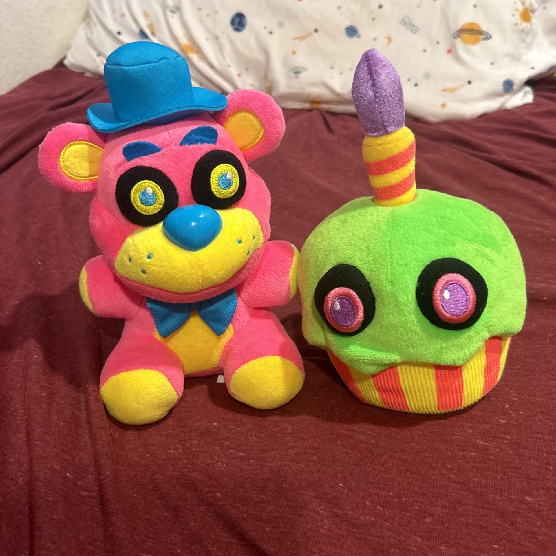 FNAF BlackLight Plushies