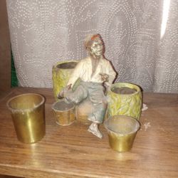 Vintage Match Match And Cigar Holder