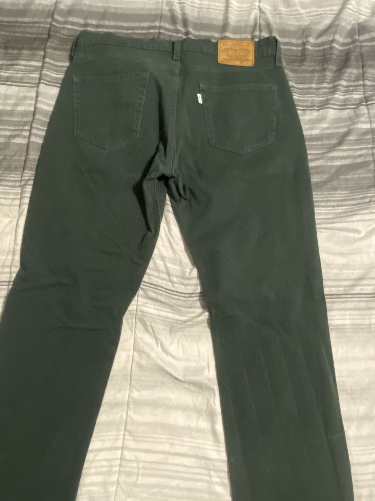 Levis 511 Jeans In Forrest Green