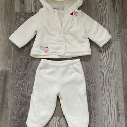 Baby Girl Warm And Cozy Set 6 Months 