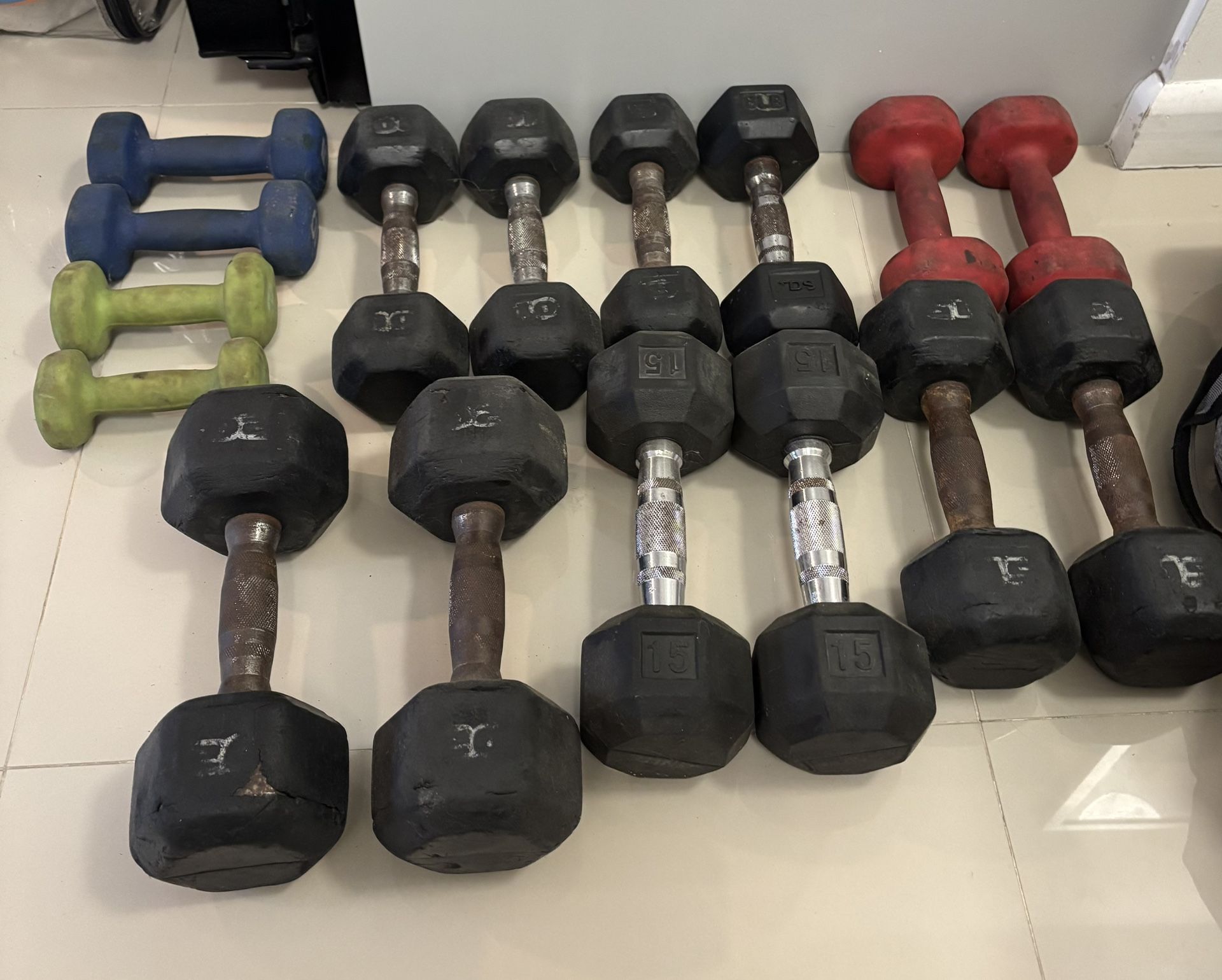 Lot Of Dumbbells Selling $1 x 1lb