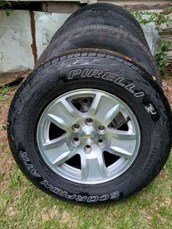 Tires and rims 2018 Chevy Silverado