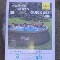 Summer Waves 🌊 14ft Quick Set Pool