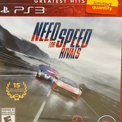 Need For Speed Rivals (PS3, 2013) Greatest Hits - Brand New/Sealed!