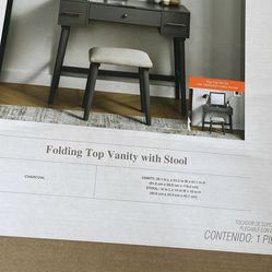 Vanity And Stool Set