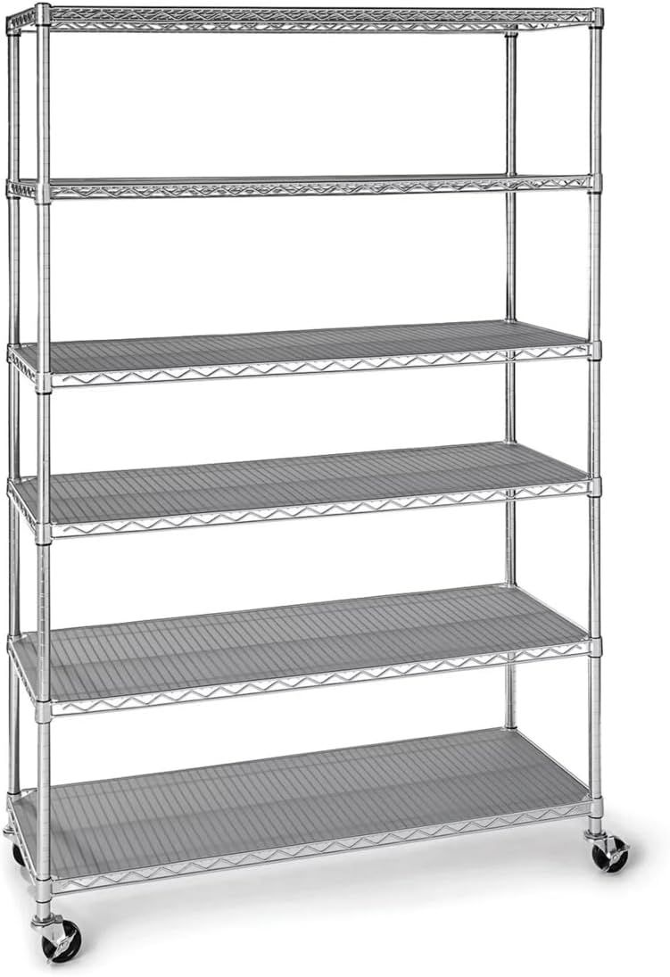 Member's Mark 6-Tier NSF Heavy Duty Wire Shelving 47.75" W x 18" D x 75.5" H